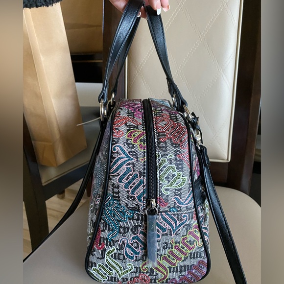 Juicy Couture Lock N Chain Satchel Handbag - Picture 4 of 11